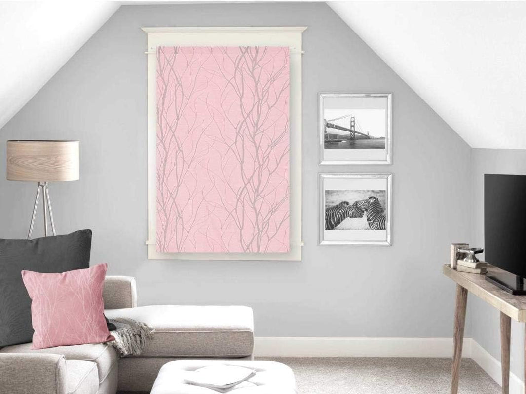 Soleil D'Ocre Liane Bise-Bise, Polyester, Weiß, 70 x 200 cm Bettdecken und Steppdecken Naty Shop Pink H90 x B60 cm (1er-Pack)