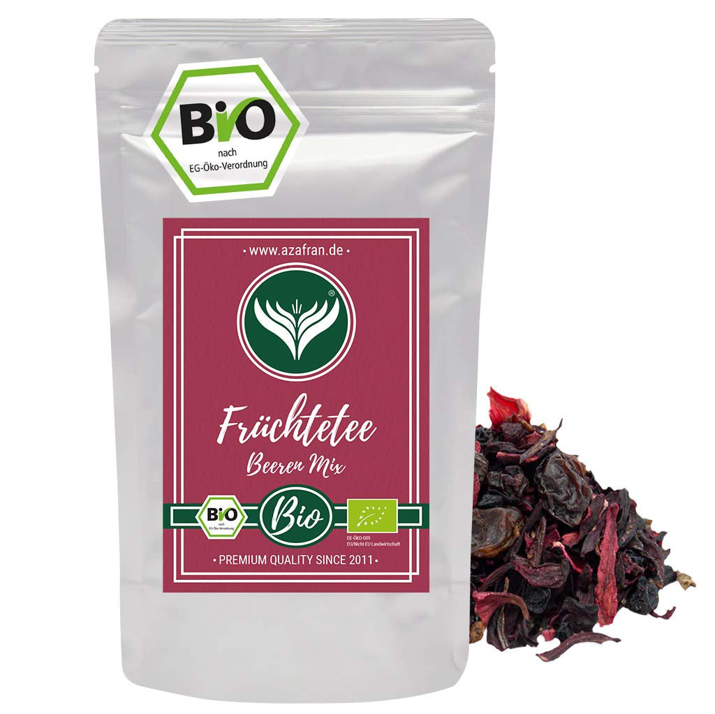 Azafran BIO Früchtetee Mischung aus roten Früchten 250 g