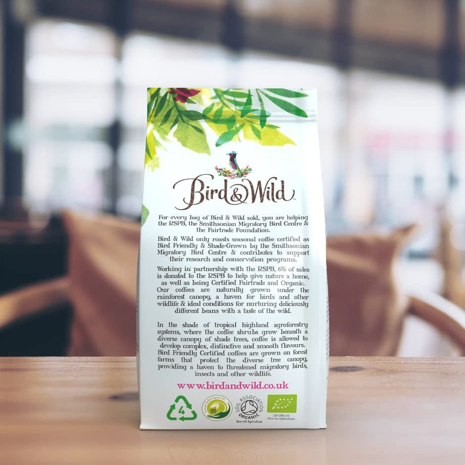 Signature Espresso-Mischung, Fairtrade, ganze Bohnenkaffee, biologisch, im Schatten angebaut, vogelgeschützt, Nettogewicht 200 g