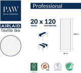 PAW – Airlaid-Tischläufer (40 cm x 24 m) I Tischdekoration für Kommunion, Konfirmation, Hochzeit, Jubiläum, Gartenparty, Taufe I Tischdekoration Elegantes Tischband – Weidenzweig I Weidenzweig