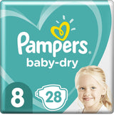 Windeln Pampers 81657566 Baby-Dry Pants, weiß