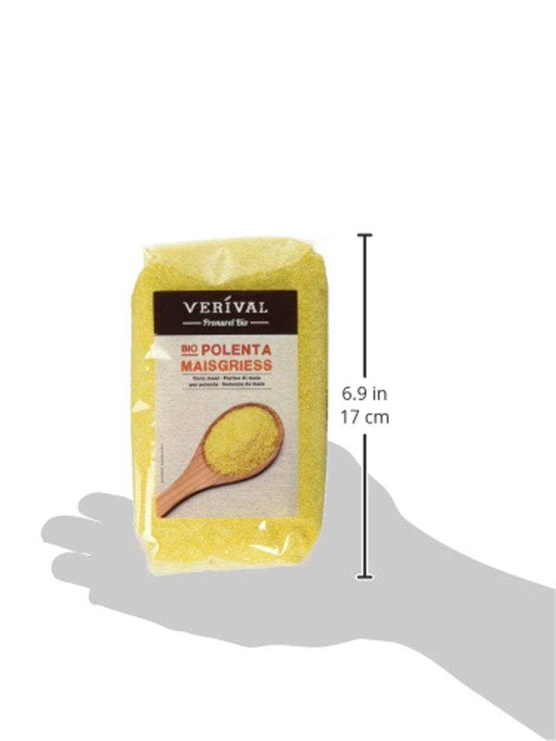 Verival Maisgrieß - Bio, 6er Pack (6 x 500 g Beutel) - Bio Cerealien Naty Shop