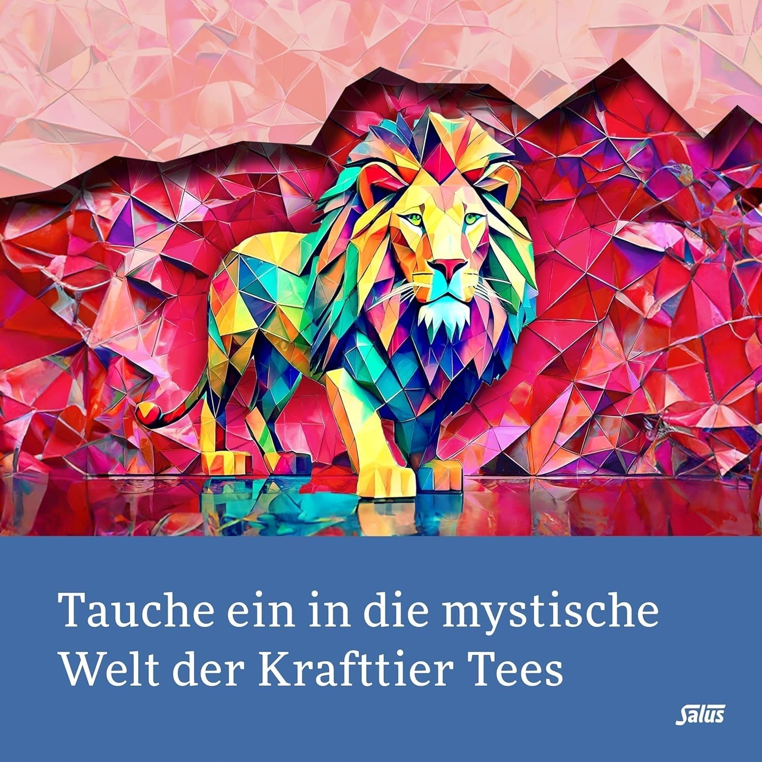 Salus – Krafttier-Tee – Die stille Katze – 1X 15 Filterbeutel (28,5 g) – Minz-Kräutertee mit Ashwagandha – Bio