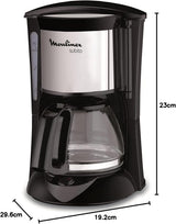 FG150813 Subito Kaffeemaschine, 6 Tassen, Schwarz/Edelstahl