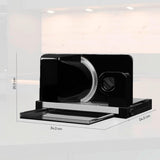 Ritter Icaro 5 Multifunktions-Klapp-Elektroschneider und Brotschneider aus Metall mit umweltfreundlichem Motor, hergestellt in Deutschland. Aktenvernichter und Schneidemaschinen Naty Shop