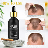 Bio-Haarwachstumsöl 5 % – Lösung zur äußerlichen Anwendung – Haarwachstum und -verdichtung – Für männlichen Haarausfall und dünner werdendes Haar – Reaktiviert schrumpfende Follikel – Präziser Pumpspender, 60 ml Haarpflege Naty Shop