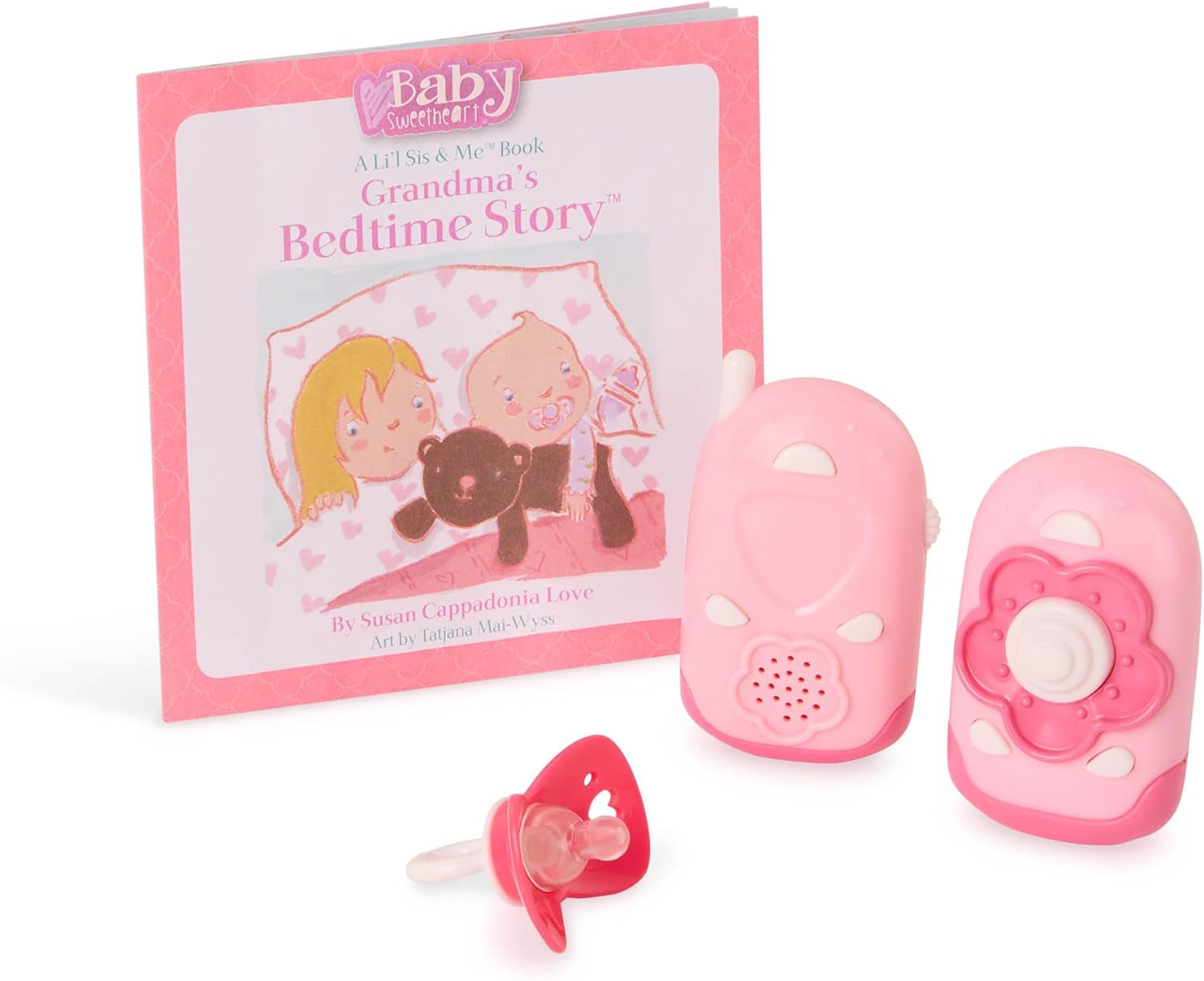 Baby-Sweetheart-Puppe – Schlafenszeit – 31 cm – weicher Körper – Schnuller-Zubehör – Rollenspiel – Spielzeug für Kinder ab 3 Jahren