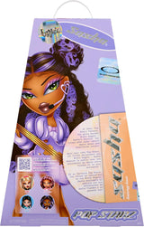 BRATZ Pop Starz Sasha – Modepuppe mit Sammel-Schlüsselanhänger, Outfit und Musikzubehör