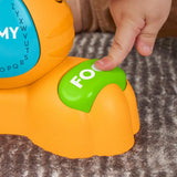 Fisher-Price Lernspielzeug für Babys und Kleinkinder, Beat Bande Learning & Dancing Tiger Justin mit Geräuschen und Lichtern für Babys ab 9 Monaten, italienische Version, HYL04 Babyspielzeug Naty Shop