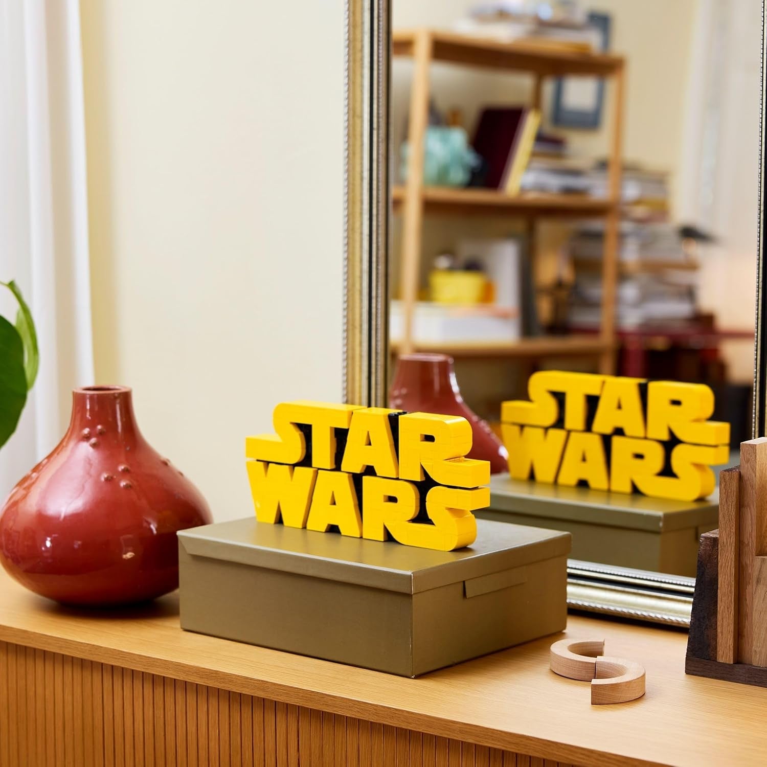 LEGO Star Wars 75407 Star Wars Logo-Steine – Bauset für Erwachsene zum Sammeln – Popkultur-Modell – Schreibtisch-Ausstellungsstück – Geschenkidee für Erwachsene und Teenager-Fans. Bausets Besuchen Sie den LEGO-Store