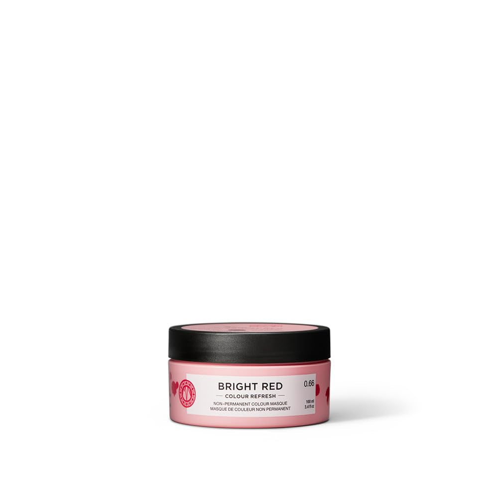 Maria Nila Color Refresh 300 ml – Eine pflegende Farbbombe mit temporären Farbpigmenten, die die Haarfarbe schnell auffrischen. 100 % vegan. Keine Sulfate und keine Parabene. Naty Shop leuchtend rote Haarfarbe