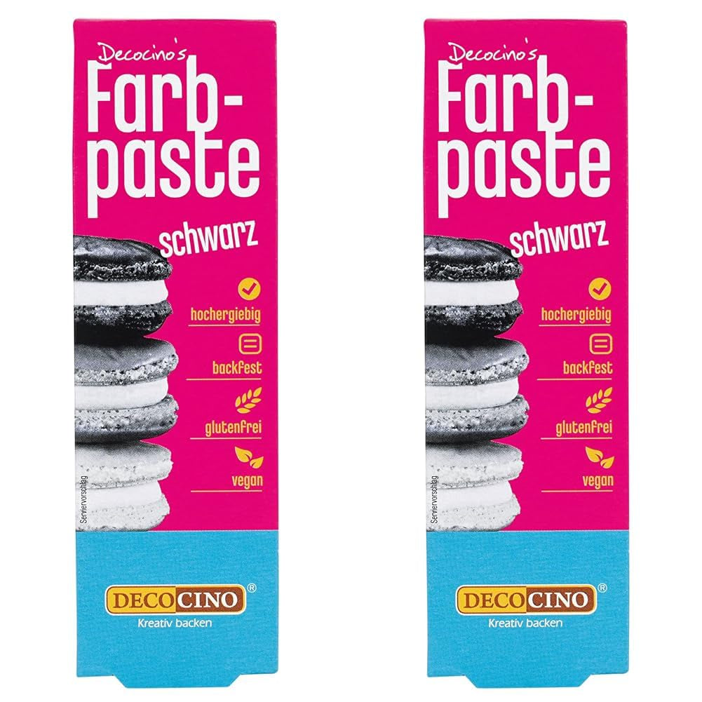 DECOCINO rosa Farbpaste – 20 g – Lebensmittelfarbe, ideal zum Färben von Kuchen, Fondant und Cremes – frei von Azo-Fettsäuren und Gluten