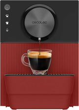 Cecotec Cremmaet Cube Kompakt-Espressomaschine, 1350 W, Presssystem 10 g, Vorinfusionssystem, 19 bar, Thermoblock-System, 5 Mahleinstellungen, Touch-Bedienfeld
