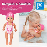BABY Born My First Swimmer Girl – 30 cm große Puppe – Badepuppe mit Drehmechanismus, wasserdicht – funktioniert ohne Batterien – geeignet für Kinder ab 1 Jahr