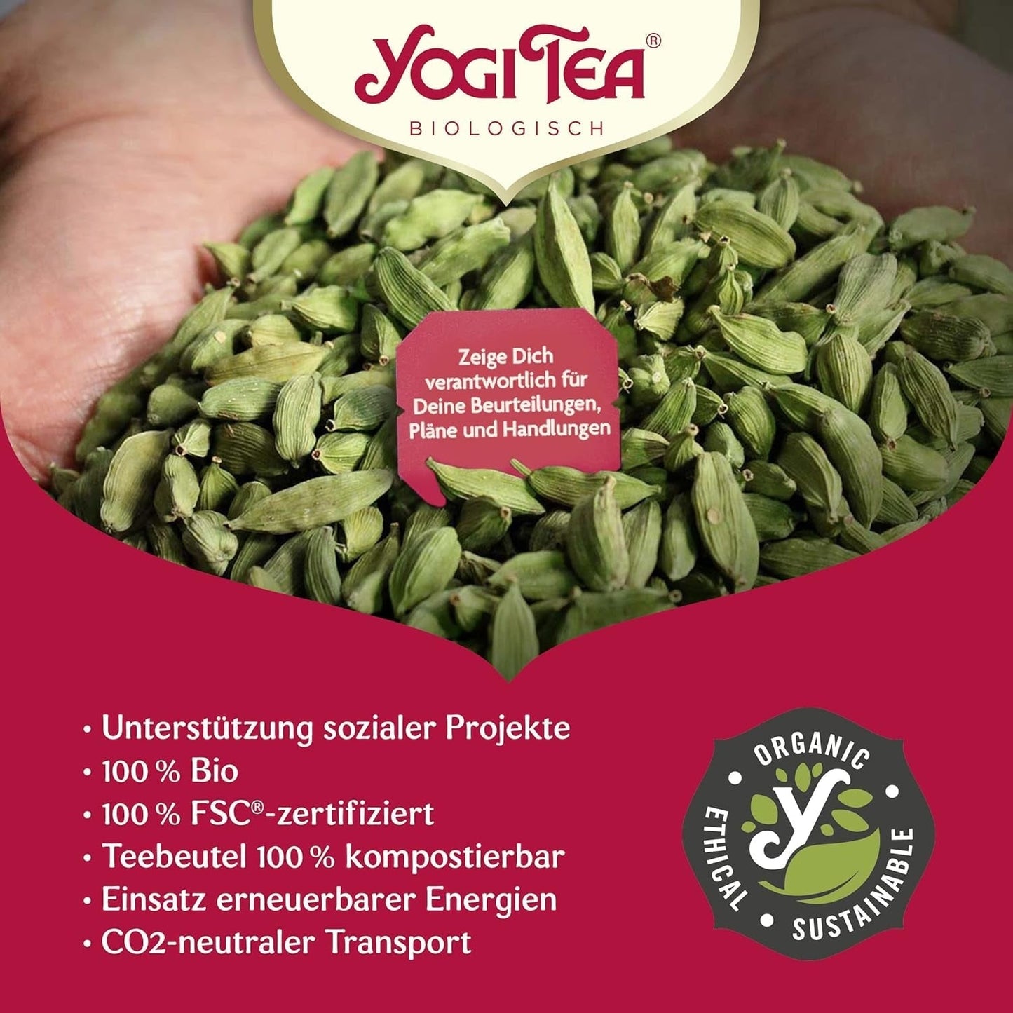 Yogi Tea – Matcha-Grüntee mit Zitrone, ayurvedischer Bio-Kräutertee, Grünteemischung, Matcha, Zitronengras und Limette, Yogi-Tee 6er-Pack, 6 x 17 Teebeutel (insgesamt 102 Teebeutel)