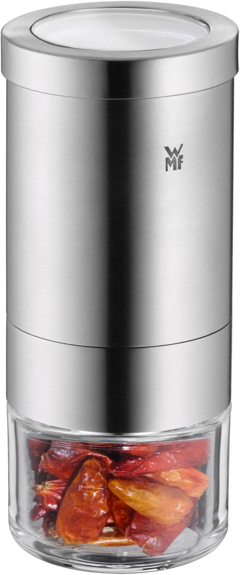 WMF Gourmet Gewürzmühle 10,5 cm, Edelstahl Cromargan Mühlen und Hobel Naty Shop