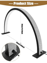 Kalolary Lampadaire, Lash Lumière Pour Extensions De Cils Regglable À 360°, 3000K-6000K Halbmondlampe, Lamp De Beauté (Halbmondlampe)