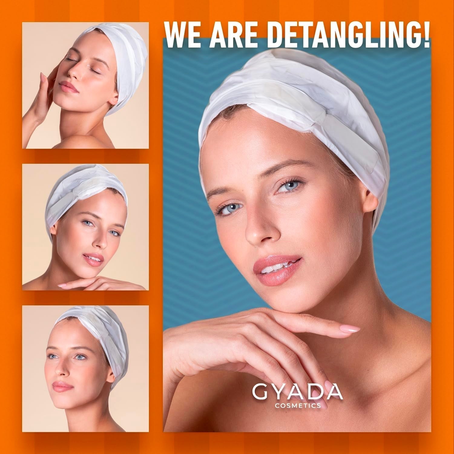 GYADA COSMETICS, Haarmaske aus leichtem und revitalisierendem Material, verleiht Glanz und Geschmeidigkeit, nährende und reparierende Wirkung, mit Thermokappe, auf Basis von Kokosöl und Avocado, 60 ml Naty Shop Haarmaske