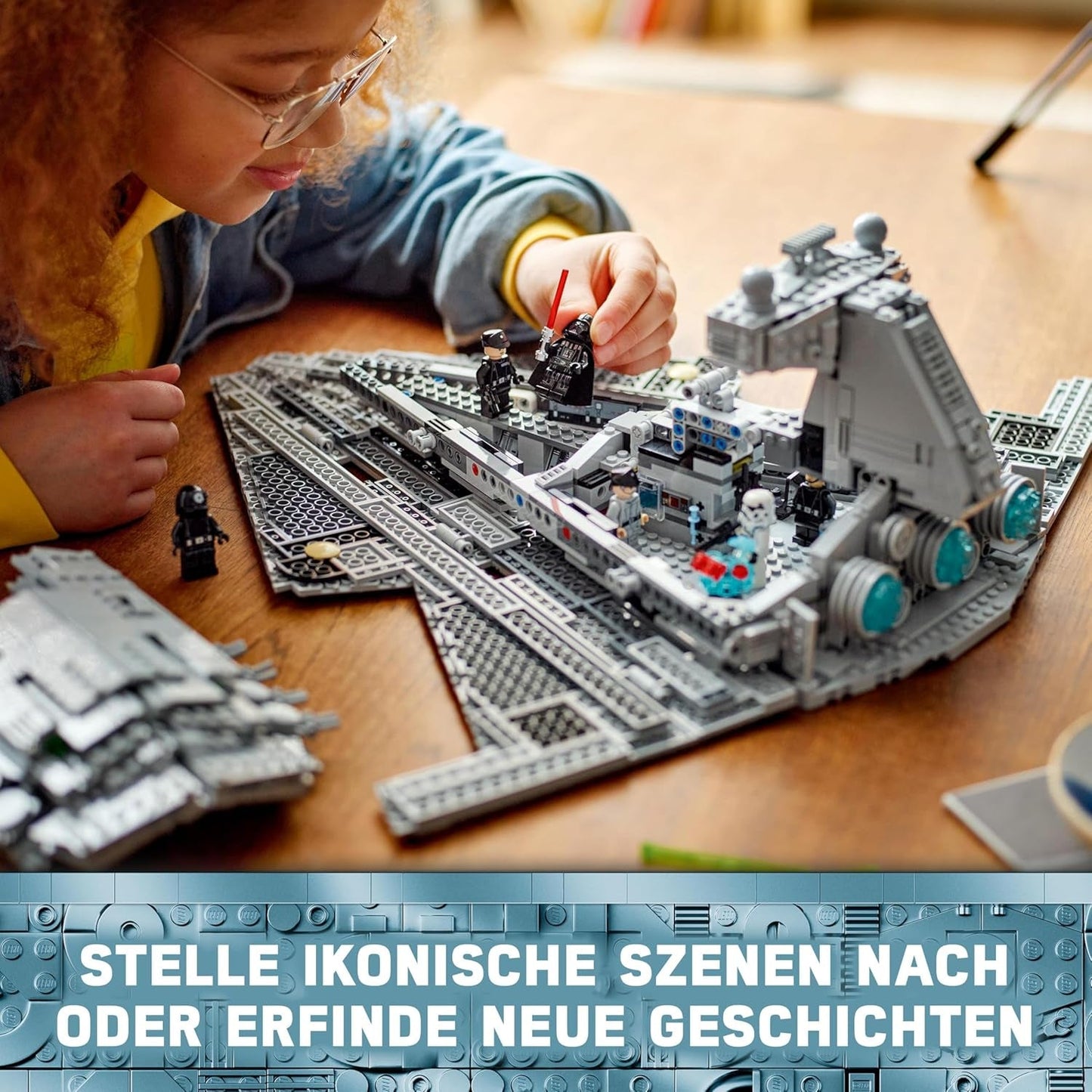 LEGO Star Wars Imperialer Sternenzerstörer, Raumschiff-Set, Bauspielzeug, Darth Vader und Cal Kestis Spielset, Geburtstagsgeschenk für Jungen, Mädchen und Fans 75394 Bausets Besuchen Sie den LEGO-Store