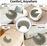 Lesekissen und Gaming-Kissen, tragbares aufblasbares Lesekissen mit Aufbewahrungstasche, ergonomisches Häkelkissen zum Lesen, Spielen, Häkeln und Arbeiten