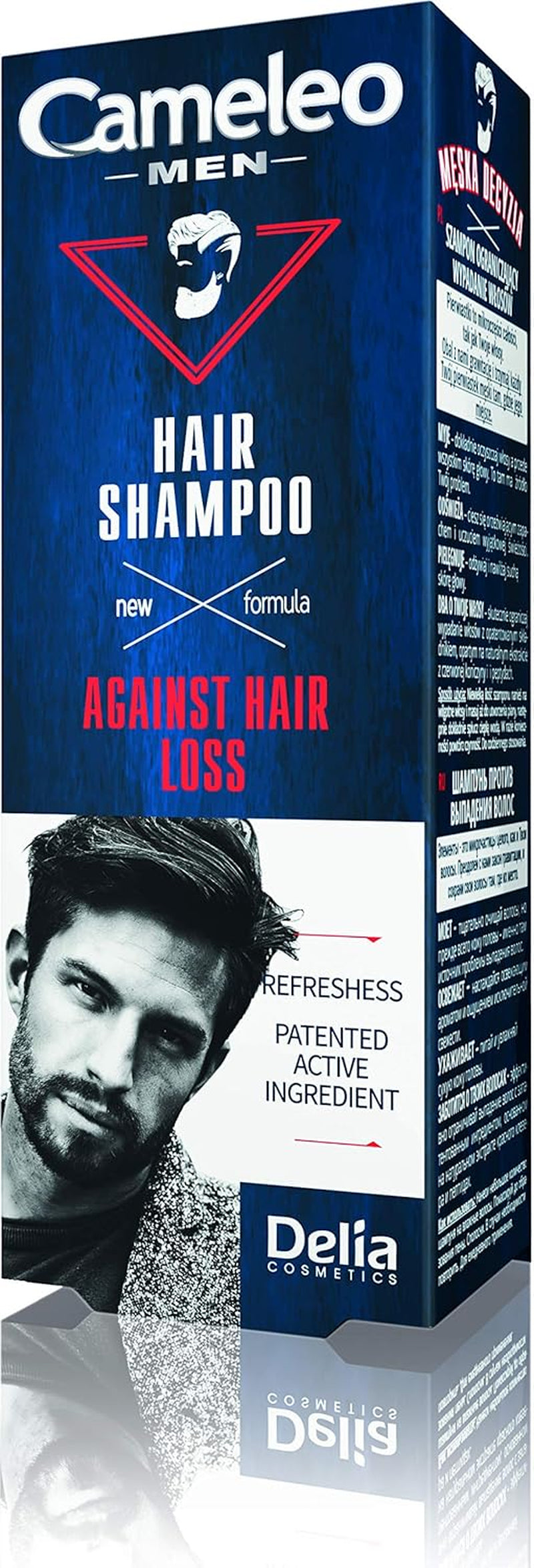 Cameleo Men – Haarwäsche für Männer gegen Haarausfall, 150 ml Haarpflege Naty Shop Herren-Haarshampoo gegen Haarausfall