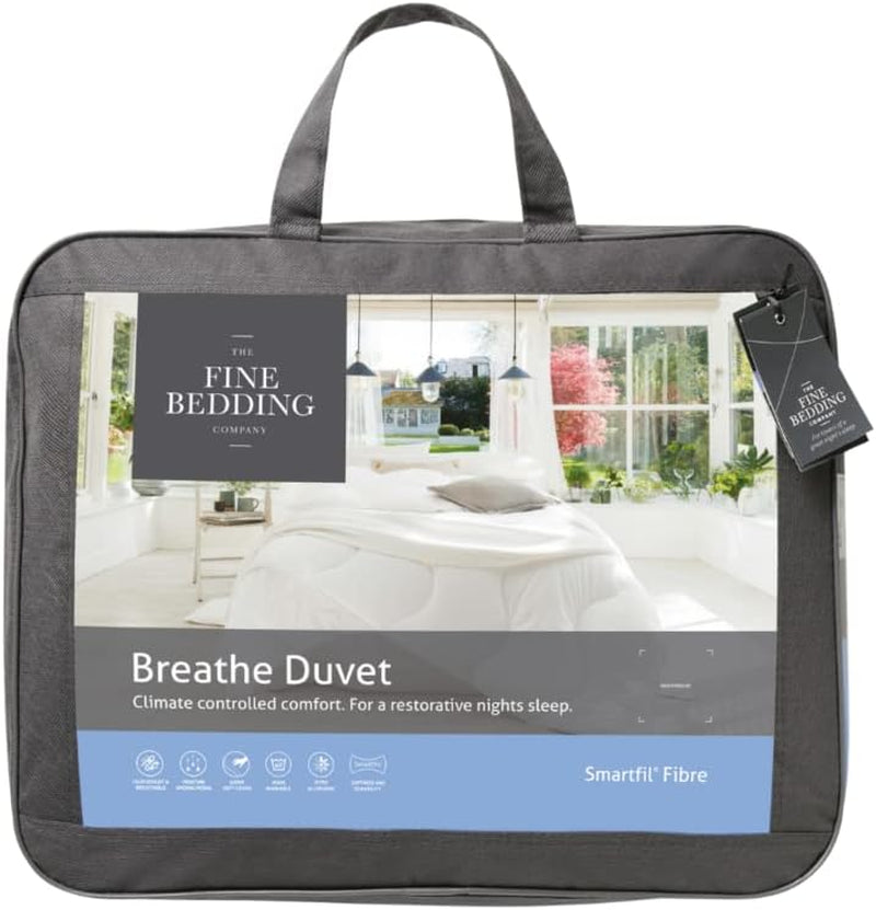 Atmungsaktive Bettdecke, 13,5 Tog, Winter, kühlend und feuchtigkeitstransportierend, Temperaturkontrolle, maschinenwaschbar, leicht und hypoallergen, Einzelbett-Bettdecken und Steppdecken von Naty Shop