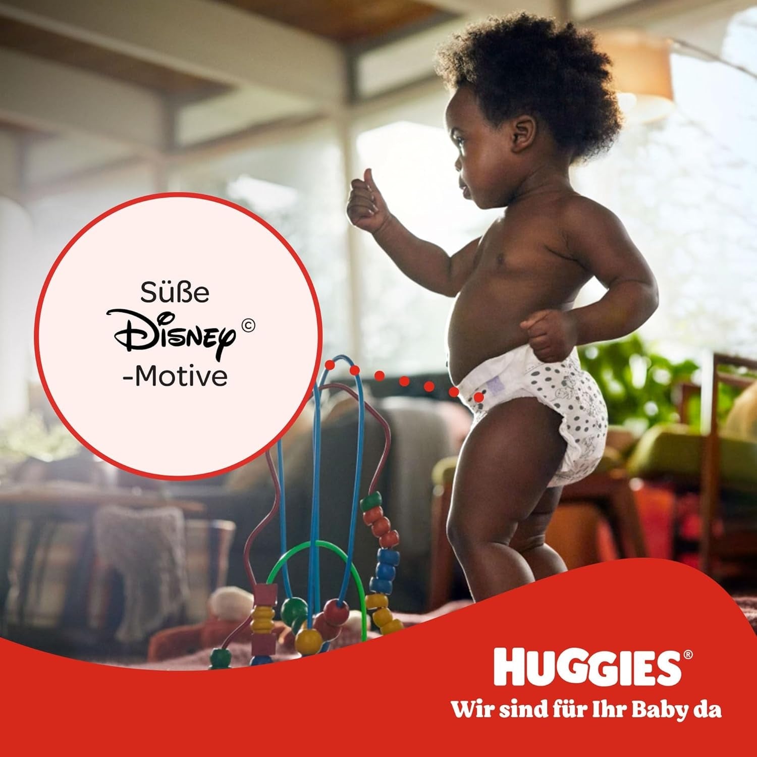Huggies Little Movers Disney-Hosen, Größe 6, 96 Stück (2 x 48), Monatsbox