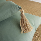 Steppdecke mit 4 Noppen, Jute, 90 x 190 cm, Ton, 2007AGCHLJT090190, 90 x 190 cm Steppdecken und Steppdecken Naty Shop