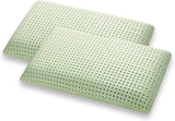Marcapiuma Green Natural Herbal Memory Foam Kissen 2 Stück Standardkissen Naty Shop Greetings 2X Saponetta Modern