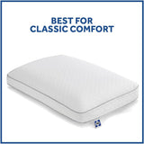 Sealy Essentials Memory Foam-Kissen Standard Weiß 2-teilig Naty Shop Standard-Kissen