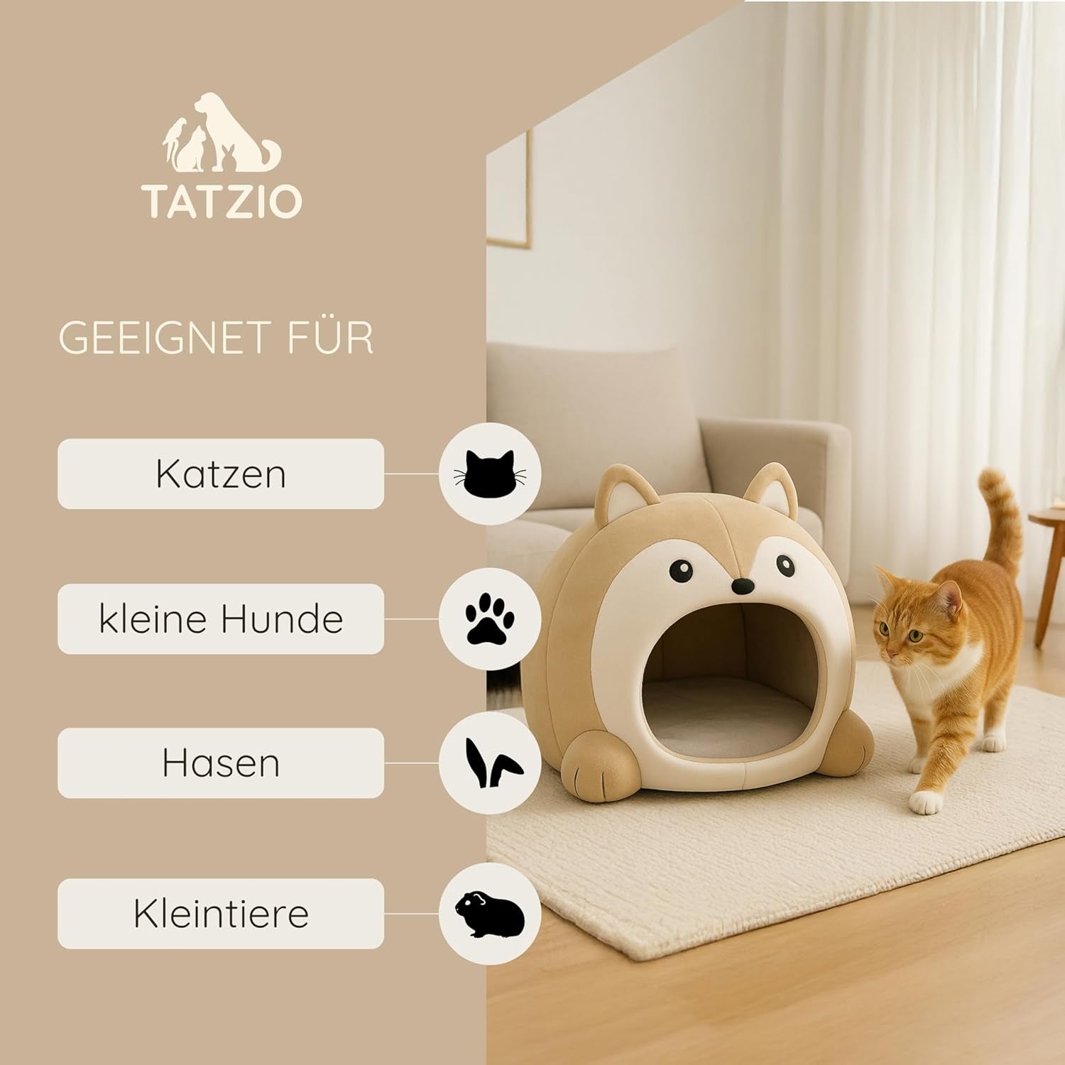 Decken und Möbel, Haustiere, Höhlen und Häuser, Katzen, Betten für Katzen, Katzenbetten, Matratzen