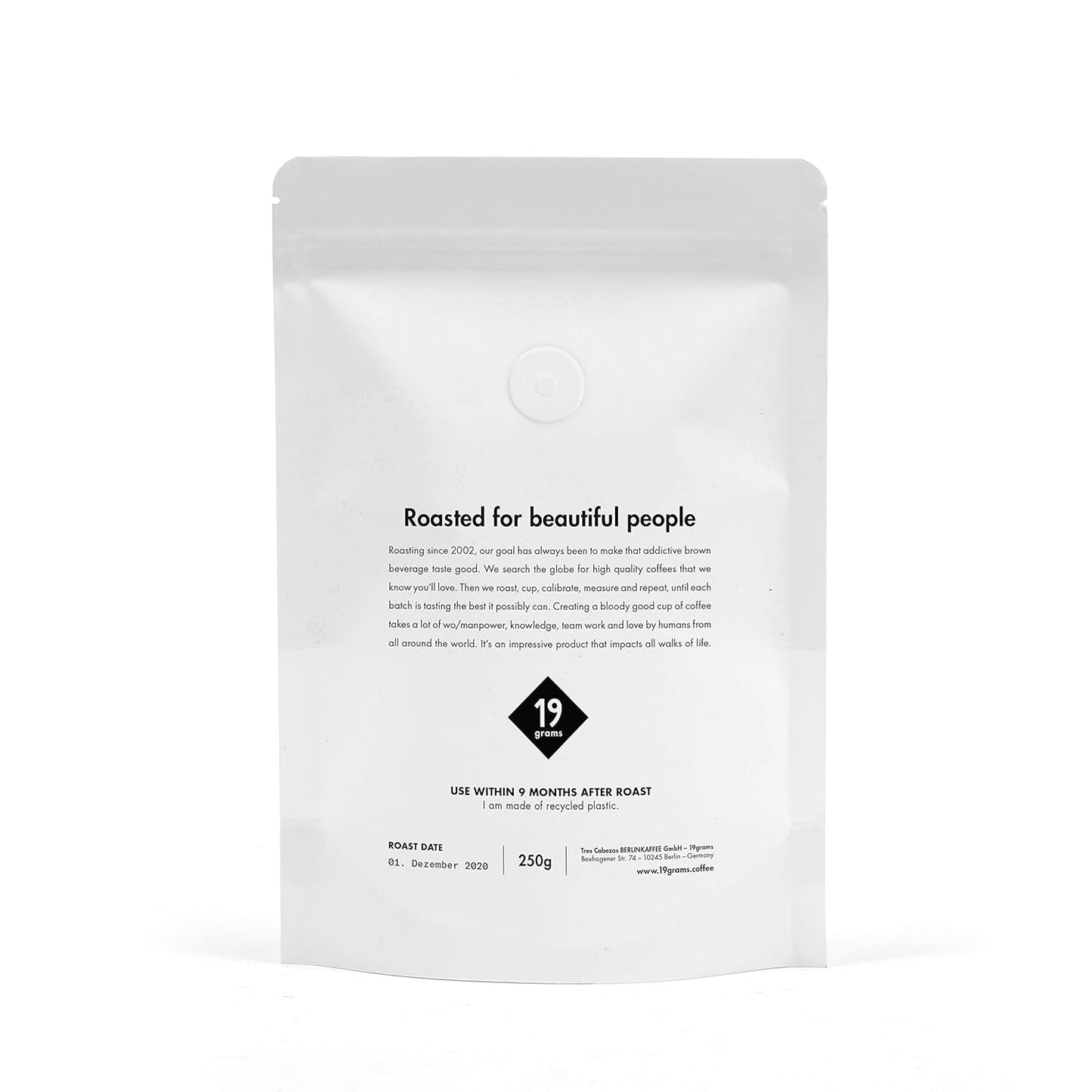 Italo Disco Espresso | 250g Bohne Gans | fair und nachhaltig | frisch geröstet | 100 % Arabica-Kaffeebohnen | Spezialitätenkaffee | 19 Gramm Kaffeerösterei