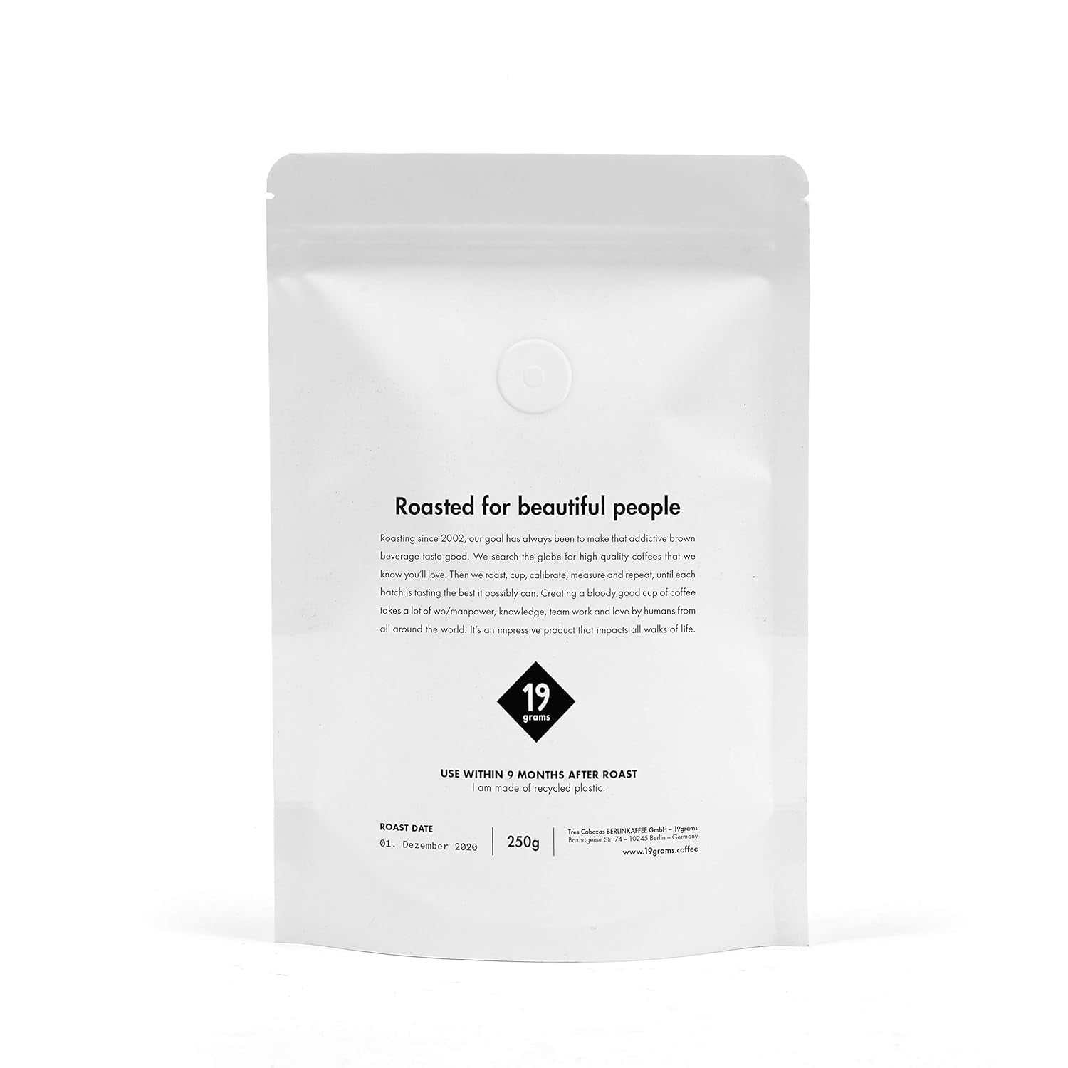 Italo Disco Espresso | 250g Bohne Gans | fair und nachhaltig | frisch geröstet | 100 % Arabica-Kaffeebohnen | Spezialitätenkaffee | 19 Gramm Kaffeerösterei
