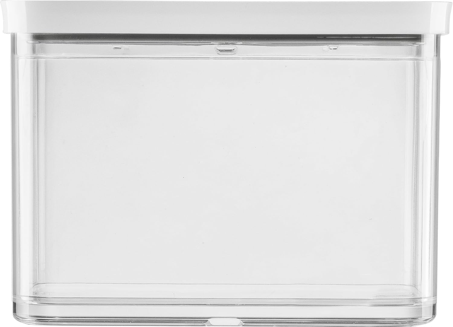 ZWILLING FRESH & SAVE CUBE Box, Größe 2M, modulare und stapelbare Aufbewahrungsbox, hermetische und entleerbare Aufbewahrung, spülmaschinenfest, transparente Frischhalteboxen Naty Shop