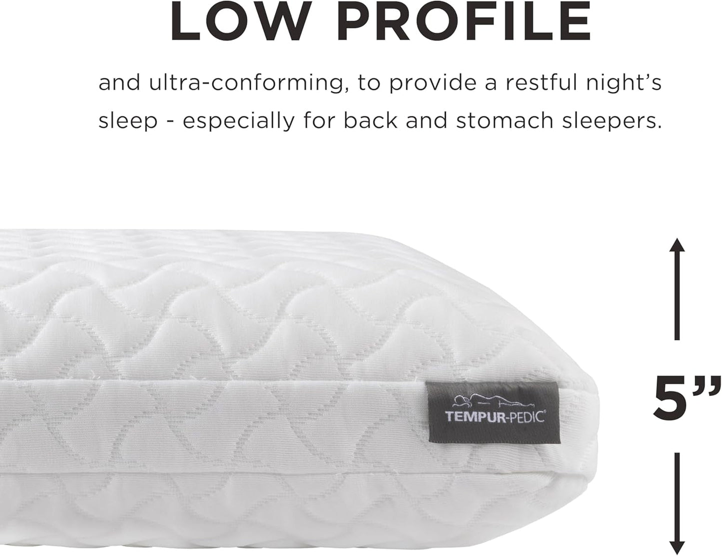 Tempur-Pedic Tempur-Cloud-Schlafkissen, Standard, Weiß, 1 Stück (1 Stück) Naty Shop Standardkissen