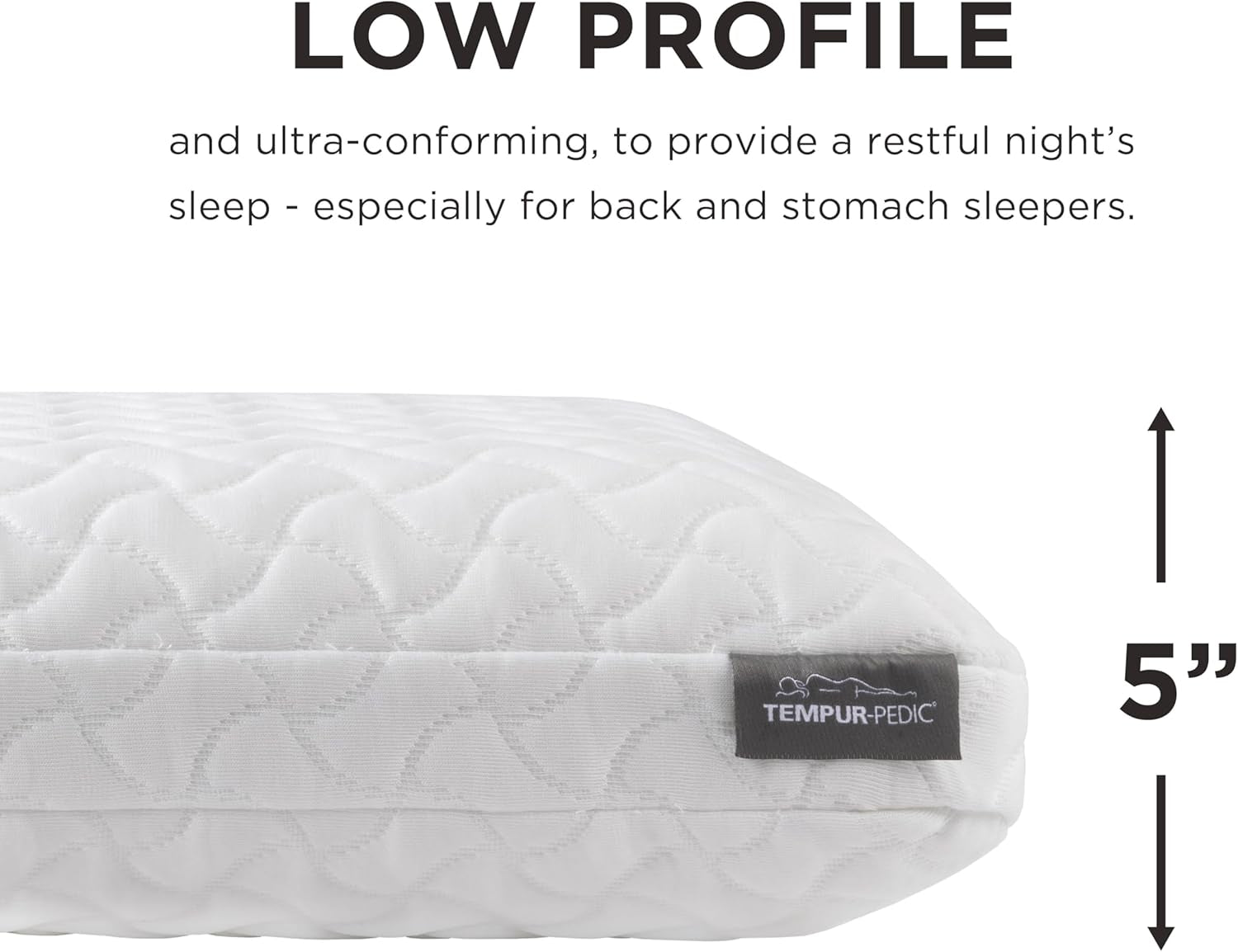 Tempur-Pedic Tempur-Cloud-Schlafkissen, Standard, Weiß, 1 Stück (1 Stück) Naty Shop Standardkissen