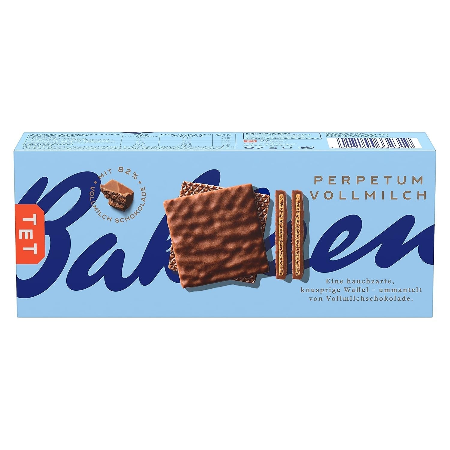 Bahlsen Perpetum Milchschokoladenwaffel (1 x 97 g) (10er-Pack)