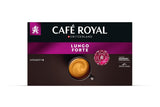 Café Royal Professional Pads, Lungo Forte, 50 Nespresso (R) Professional kompatible Pads für Büro und Gastronomie, Rainforest Alliance zertifiziert, 100 Prozent Arabica Kaffee, Intensität 8