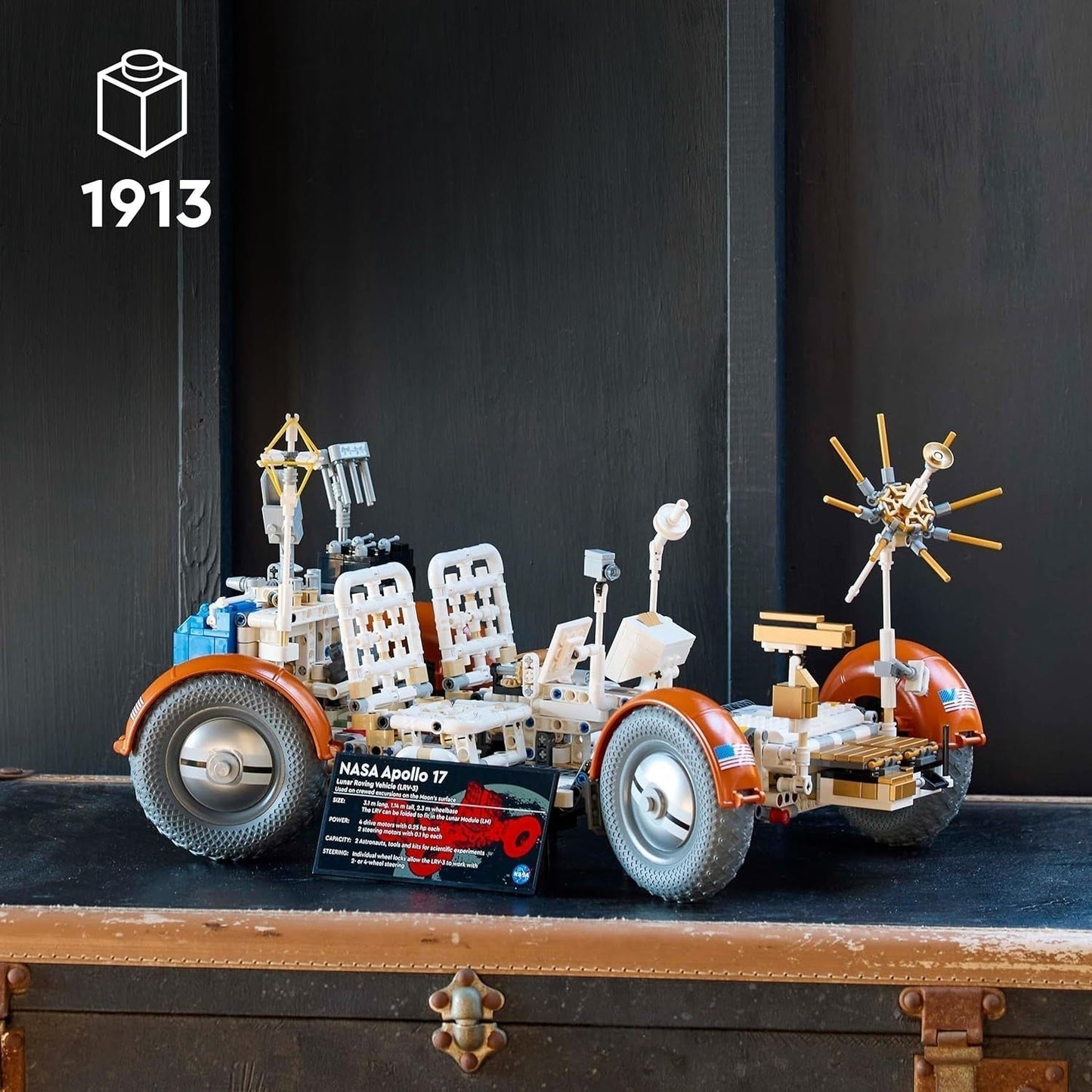 LEGO Technic NASA Apollo Lunar Roving Vehicle (LRV), Mondrover-Modell für Erwachsene, Weltraum-Sammelobjekt für Wissenschaftsbegeisterte, Bauspielzeug, Raumfahrzeugmodell 42182 Bausätze Besuchen Sie den LEGO-Store