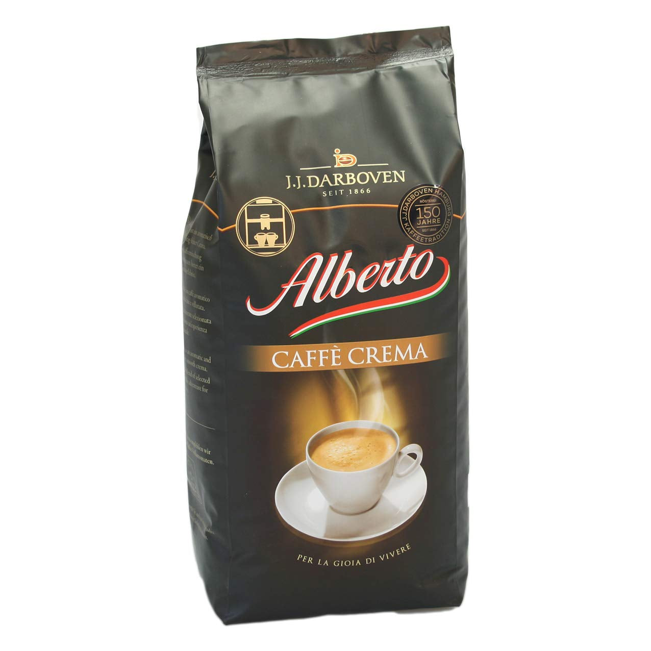 4 x Darboven Alberto Caffè Cream Kaffeebohnen 1kg
