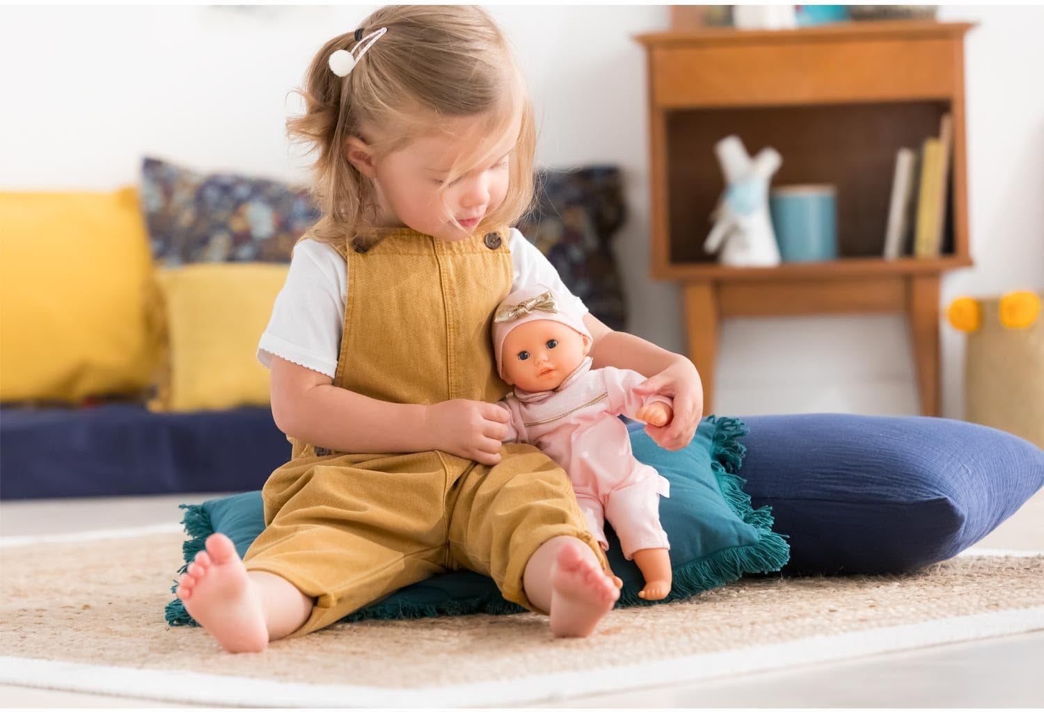 Corolle 9000100270 – Mon Premier Poupon Calin Manon Französische Puppe mit Talisman und Vanilleduft