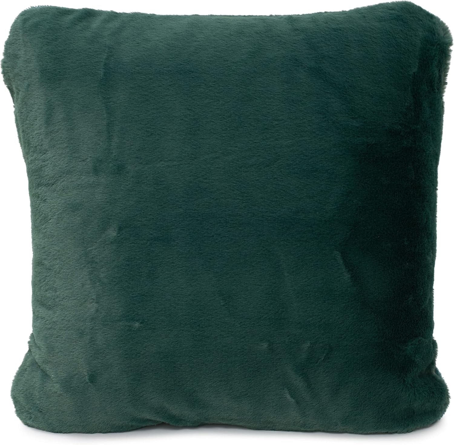 Gözze - Bequemer Kissenbezug, Merino Feeling, 50X50 cm - Dunkelgrün Betten und Decken Besuche den Gözze-Store Dunkelgrün