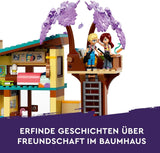 LEGO Friends Olly und Paisley Familienhaus, Puppenhaus mit Figuren und Zubehör, zweistöckiges Haus und Baumhaus-Set, kreatives Geschenk für Mädchen und Jungen ab 7 Jahren. 42620 Bausets. Besuchen Sie den LEGO-Store