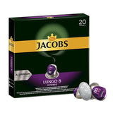 Kaffeekapseln Lungo Intenso, Intensität 8 von 12, 10 x 20 Getränke & Kaffeekapseln Krönung Crema, 200 Nespresso-kompatible Kapseln, 10er Pack, 10 x 20 Getränke, 1040 g