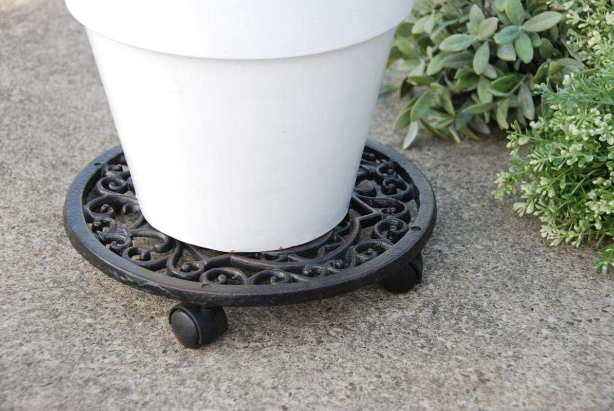 Pflanzenständer, Blumenständer im Antik-Stil, rund, Durchmesser ca. 29 cm