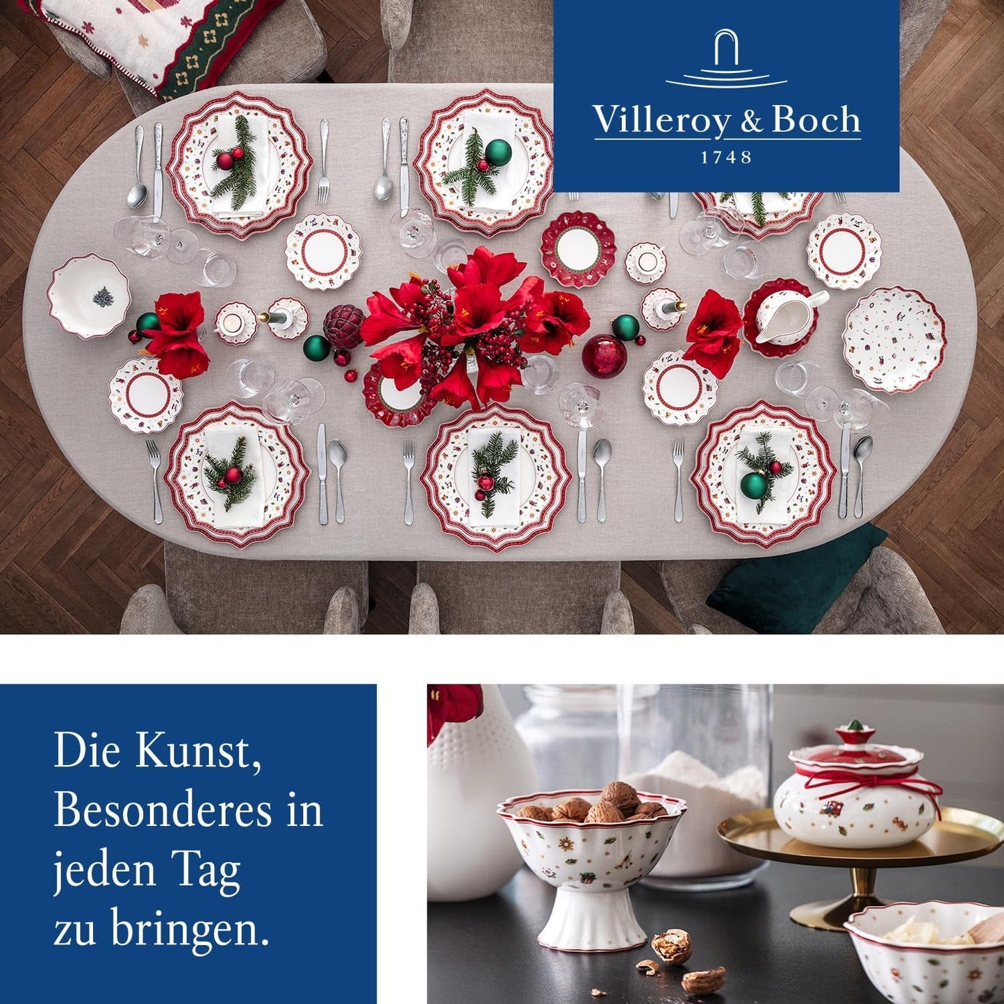 Villeroy & Boch Toys Delight Royal Classic Regal, dekorativer Etagenständer für Kekse, Gebäck und kleine Kuchenstücke, Premium-Porzellan, weiß
