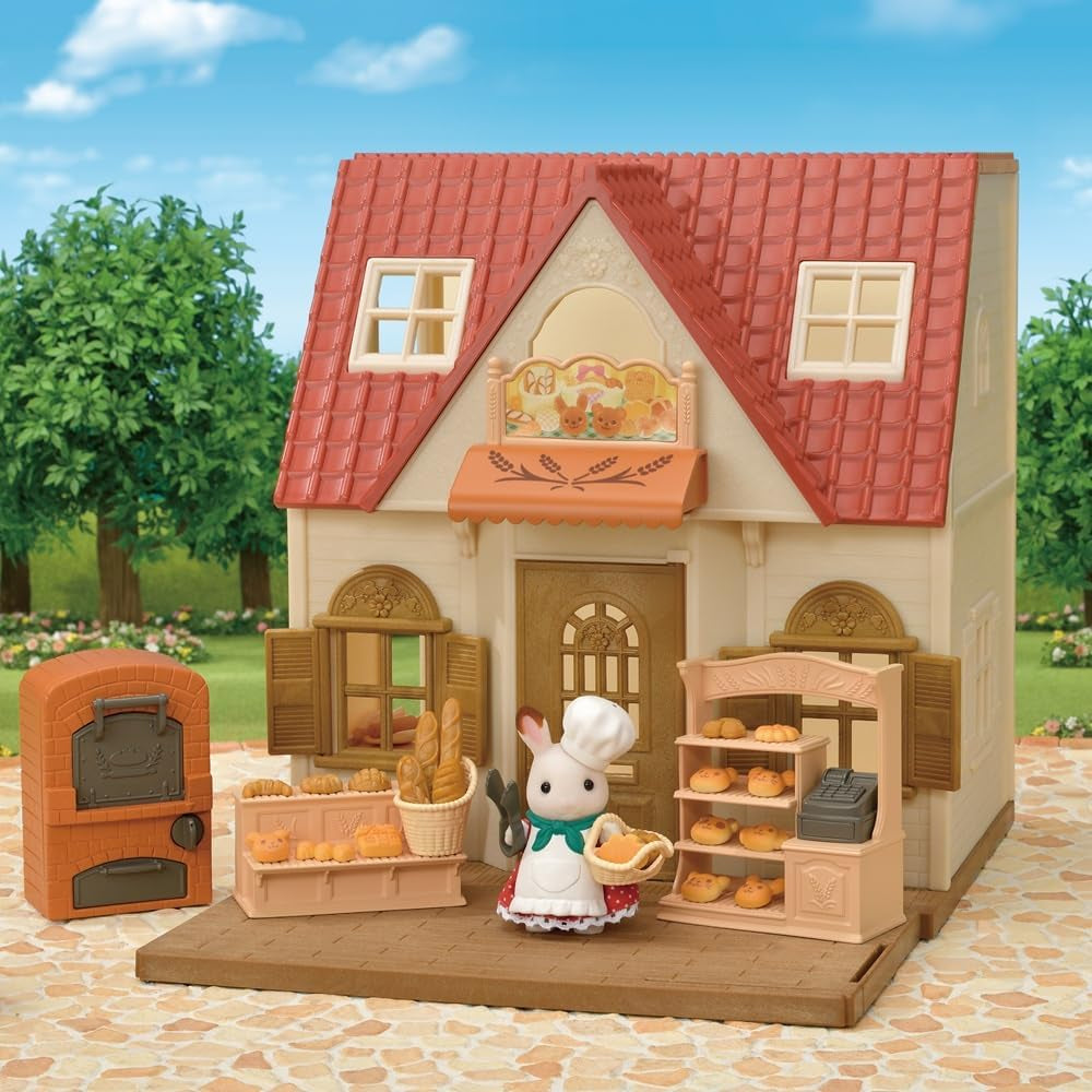 Sylvanian Families 5536 Puppenhaus-Bäckerei-Set – Puppenhaus-Spielset