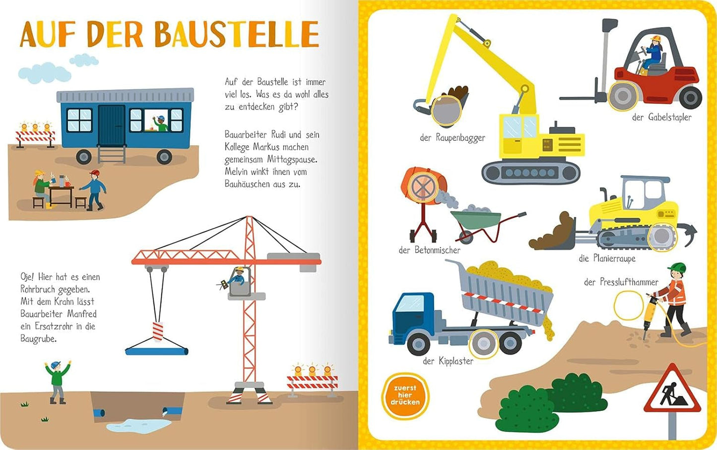 Mein Malbuch mit Geräuschen – Fahrzeuge: Mit über 40 Geräuschen | Hochwertiges Soundbuch mit realistischen Fahrzeuggeräuschen für Kinder ab 24 Monaten. Baby Toys Naty Shop