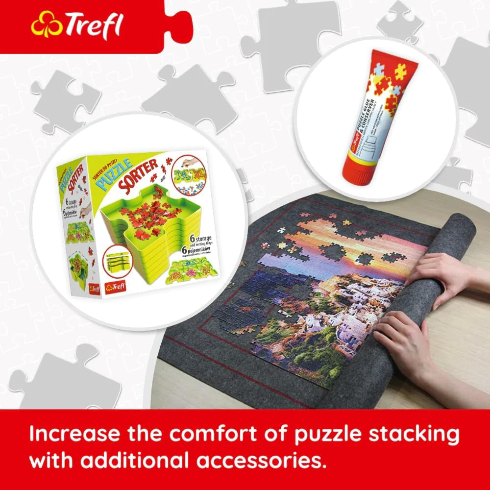 Trefl, Puzzle, Prag, Tschechische Republik, 500 Teile, Premium-Qualität, Für Erwachsene und Kinder ab 10 Jahren Puzzle Naty Shop