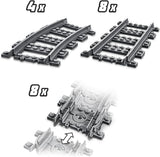 LEGO 60205 City Tracks, 20-teiliges Erweiterungsset für Kinder, Jungen und Mädchen, Spielzeugset, Bausets